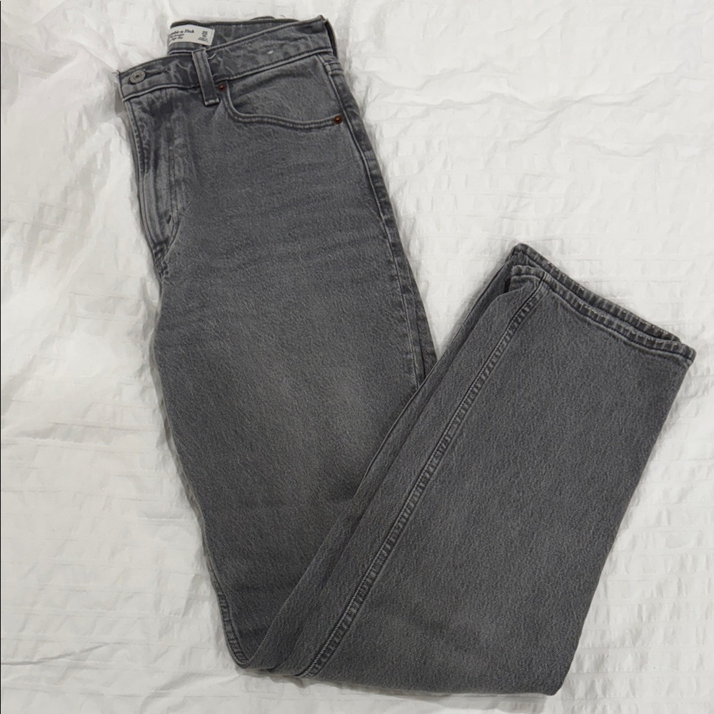 Abercrombie & Fitch Women’s Dark Gray Jeans